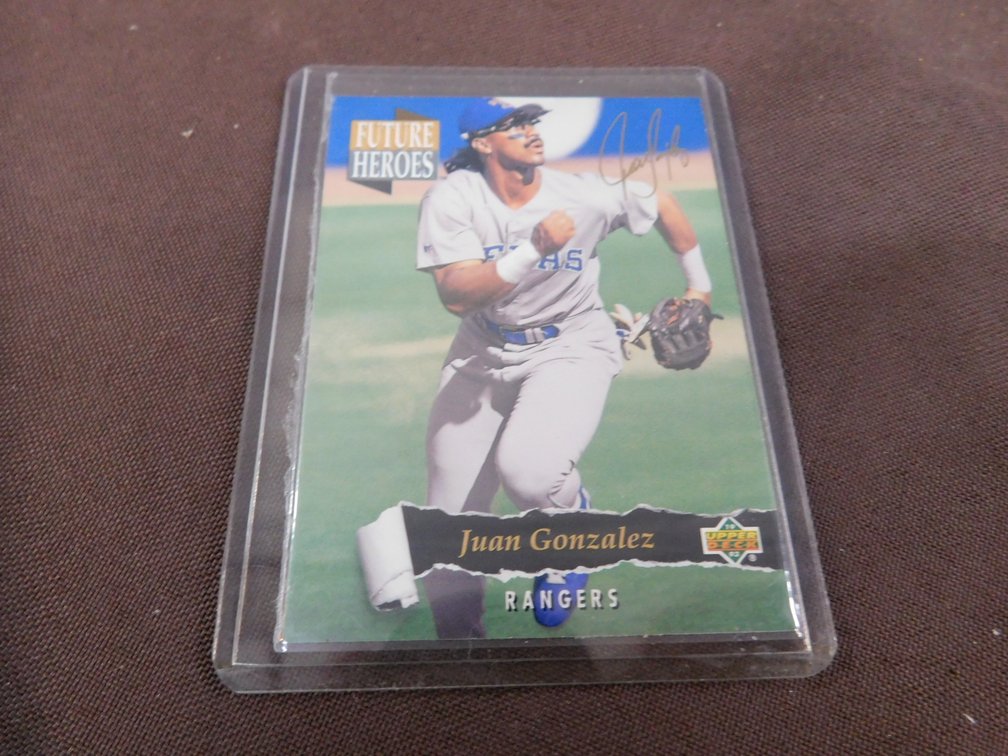 1993 Upper Deck Future Heroes Juan Gonzalez 58 of 63