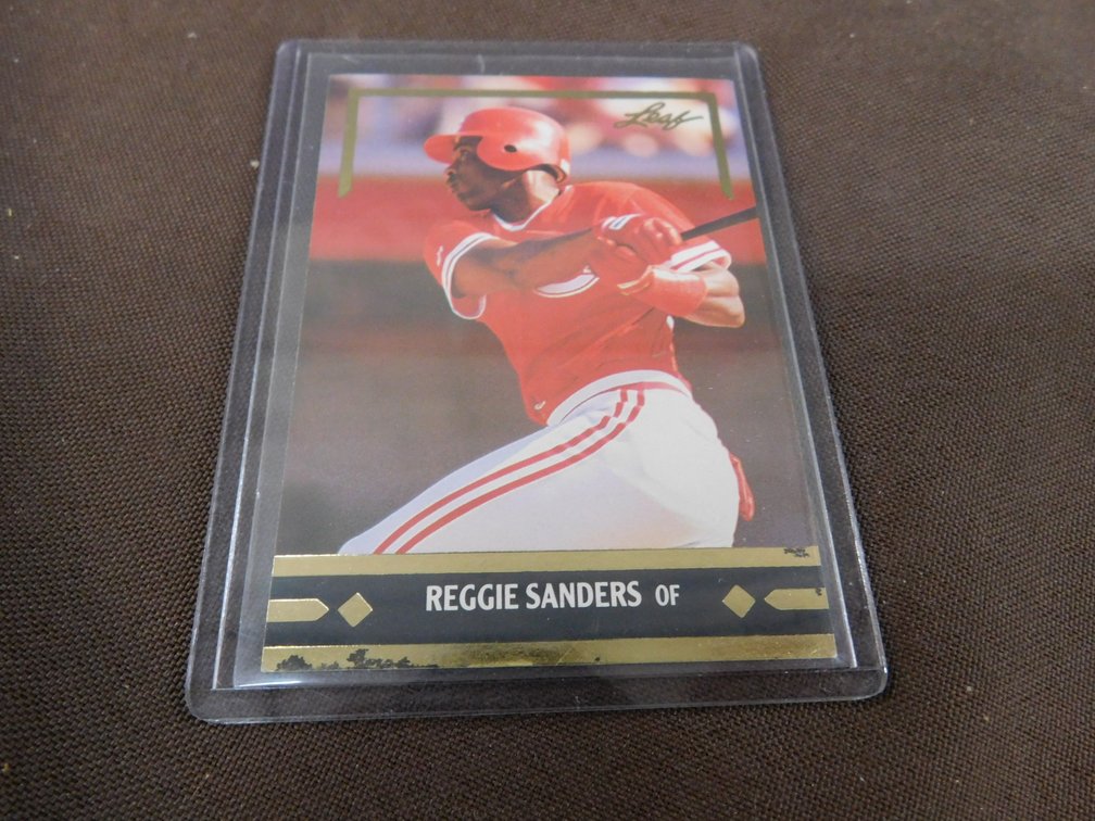 1991 Gold Leaf Rookies Reggie Sanders Card No. BC10 Series 1