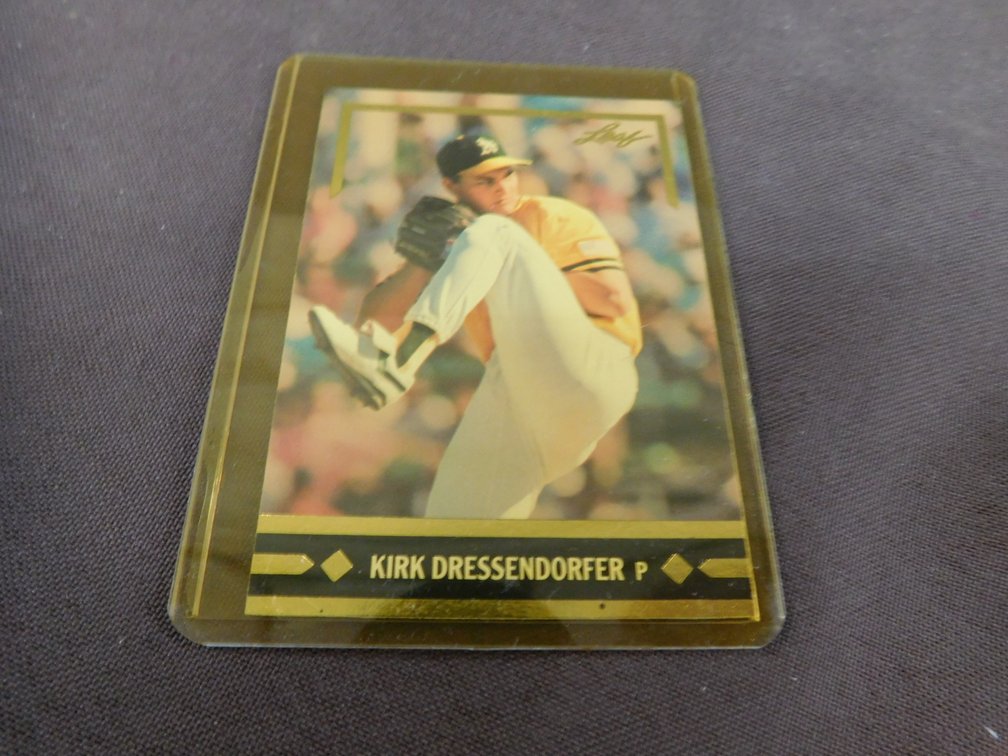 1991 Gold Leaf Rookies Kirk Dressendorfer Card No. BC13 Series 2