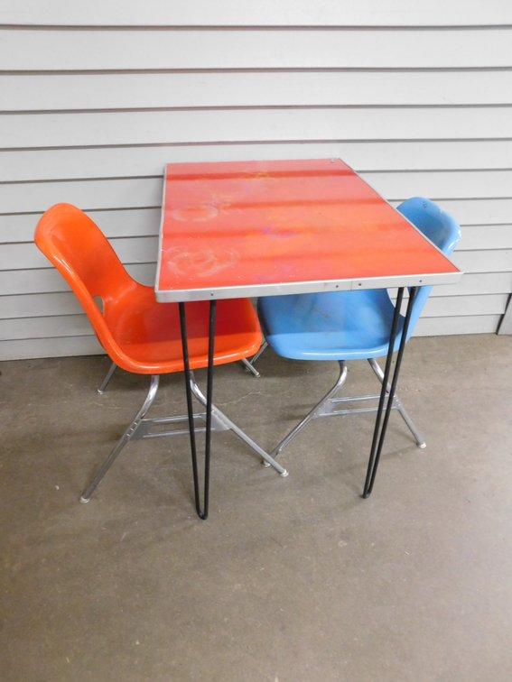 Table with Two Chairs