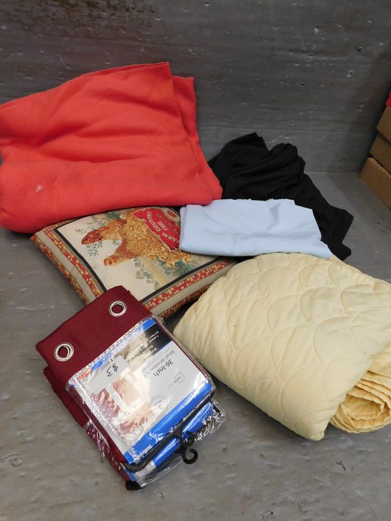 Throw Pillow, Bedding Etc.