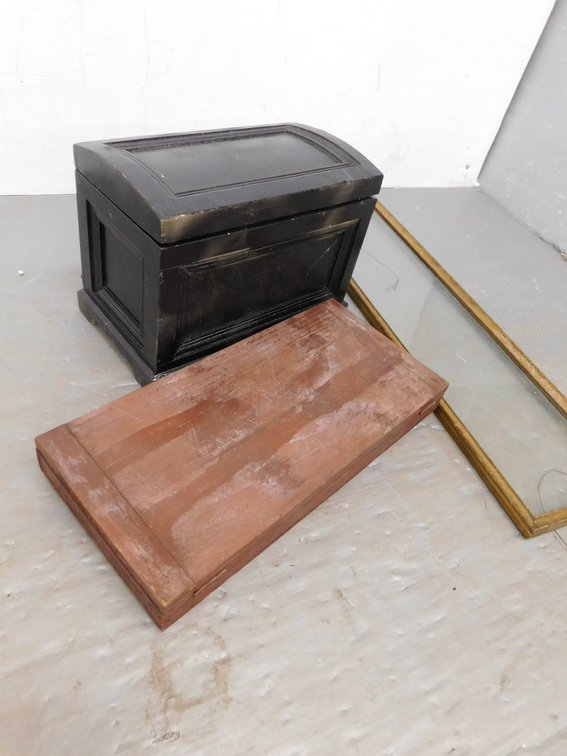 Storage Box, Frame with Glass Etc.