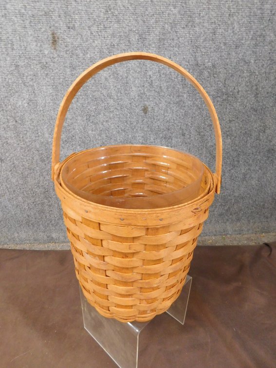 1995 Longaberger Basket with Protector 8" x 9"