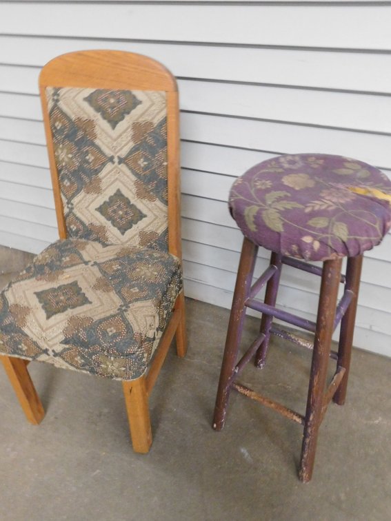 Stool, Padded Chair