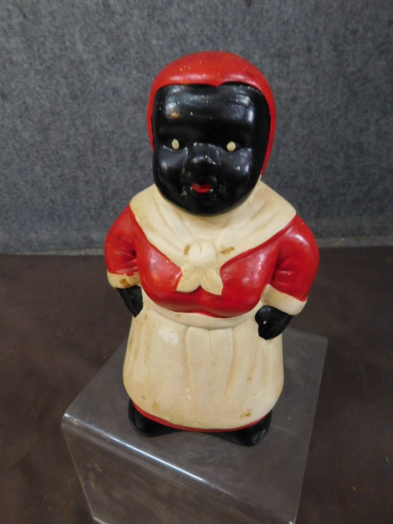 Ceramic Black Americana Coin Bank