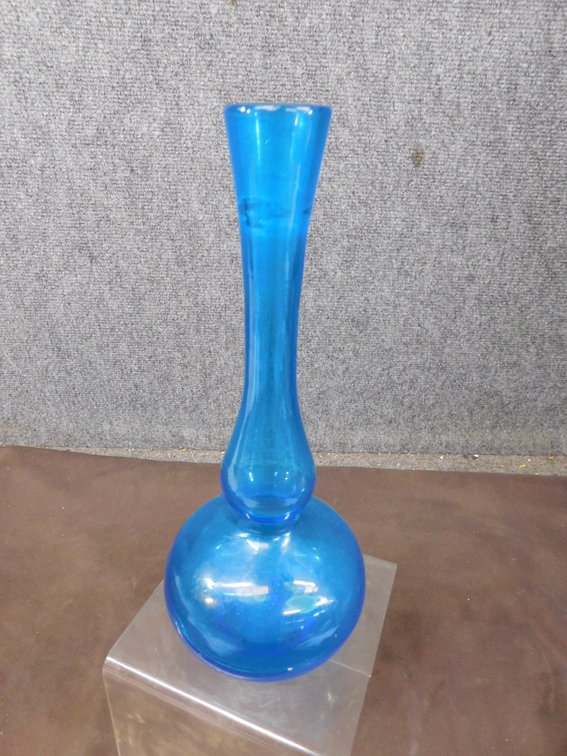 Art Glass Vase 12" T