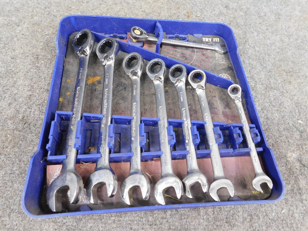 Gear Wrench Ratcheting Box End Wrench Set