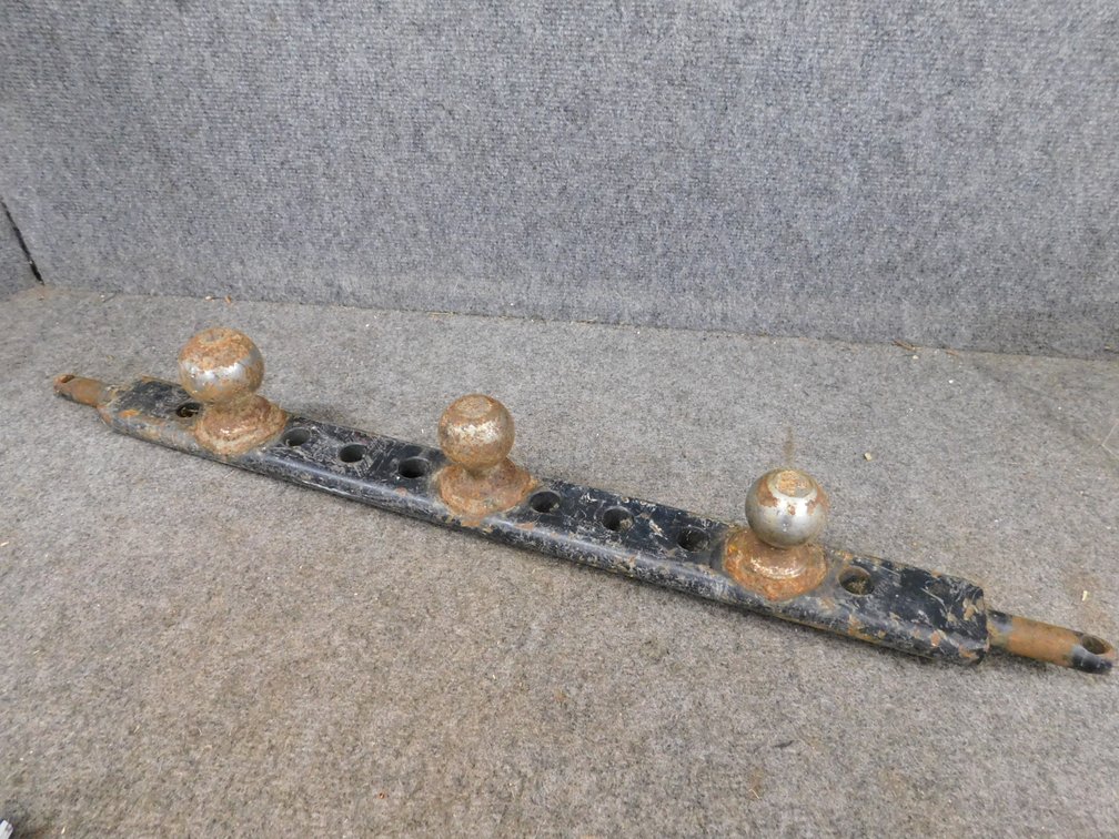 Draw Bar 31" with Trailer Balls welded on 
