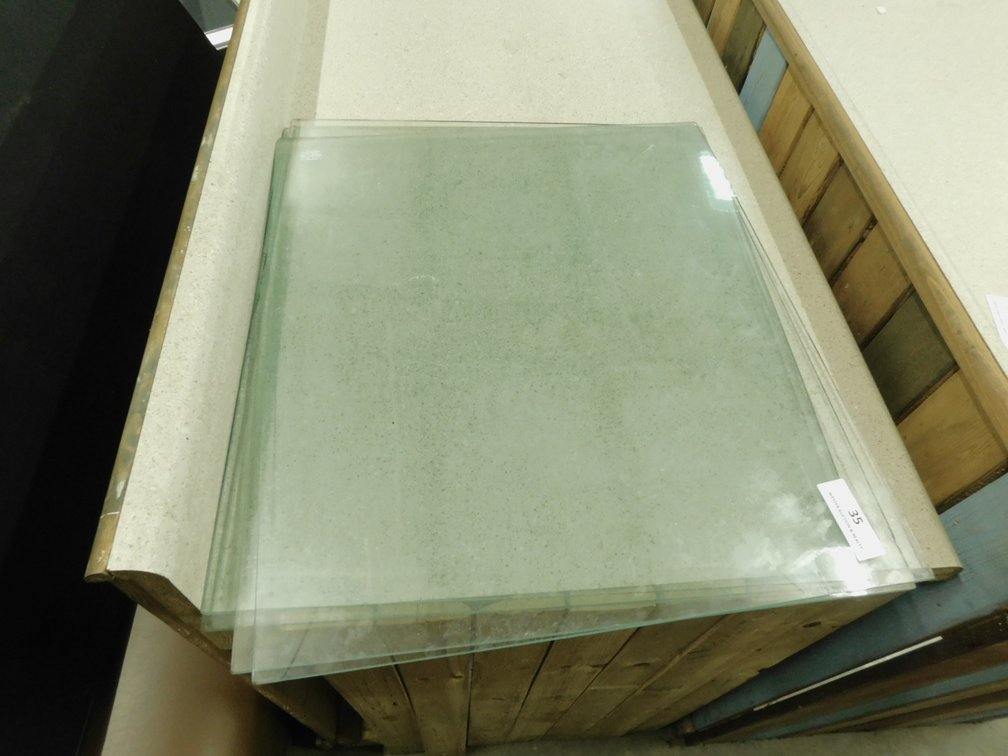 (5) Panes of 20x23 Tempered Glass 
