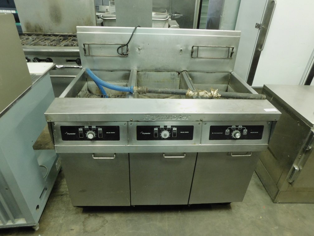 FRYMASTER 3 Bank NG Solid State Fryer on Wheels 
