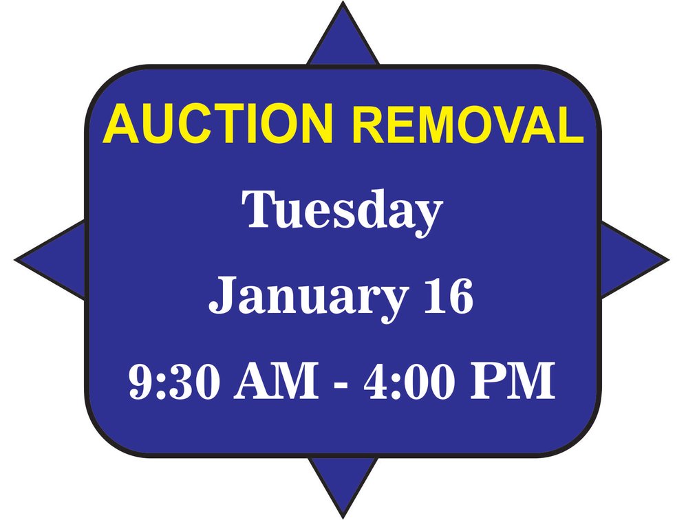 AUCTION REMOVAL