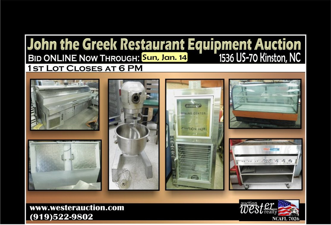 JOHN THE GREEK RESTAURANT EQUIPMENT