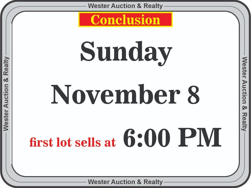 AUCTION CONCLUSION