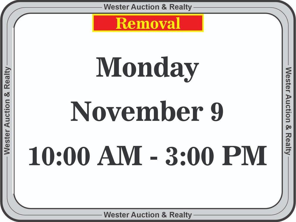 AUCTION REMOVAL