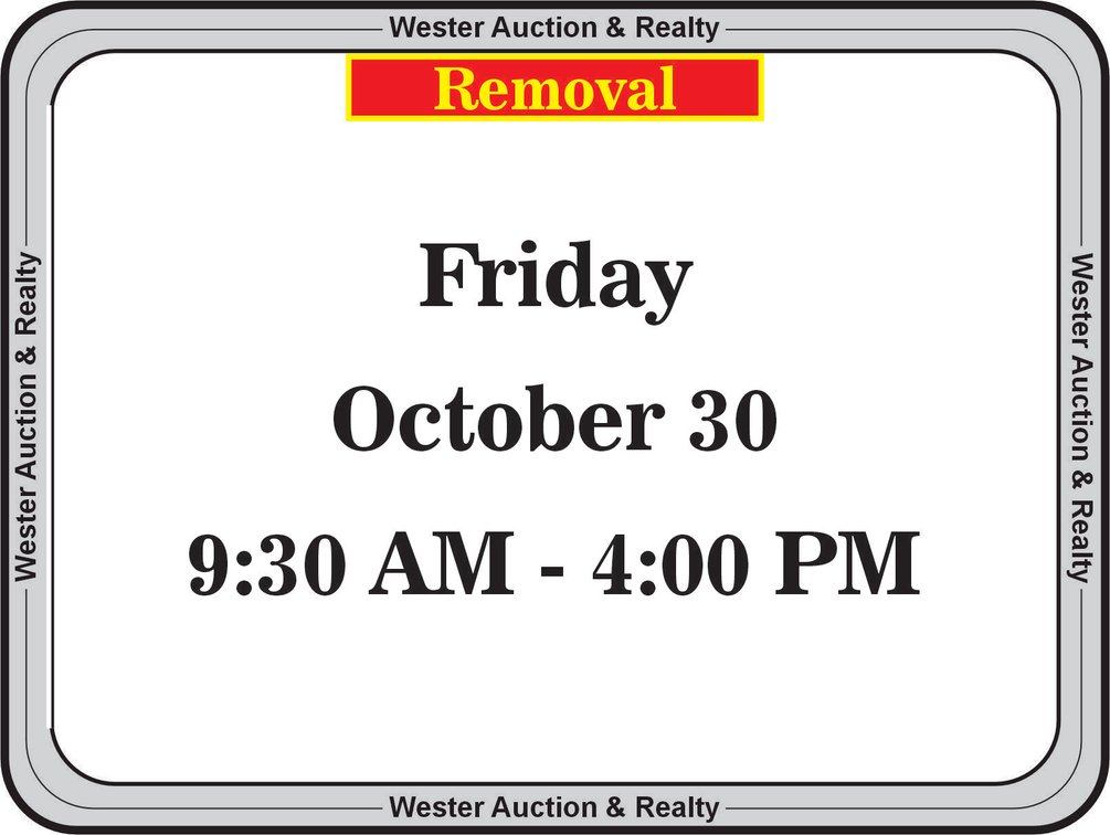 AUCTION REMOVAL