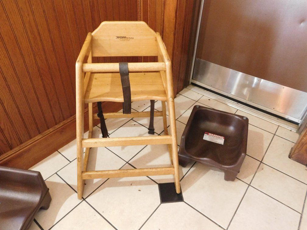Wooden High Chair & Seat