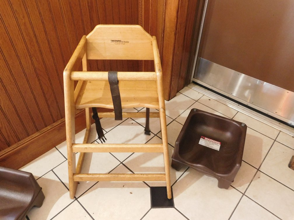 Wooden High Chair & Seat