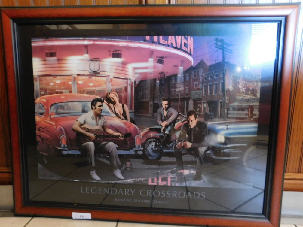LEGENDARY CROSSROADS Framed Picture