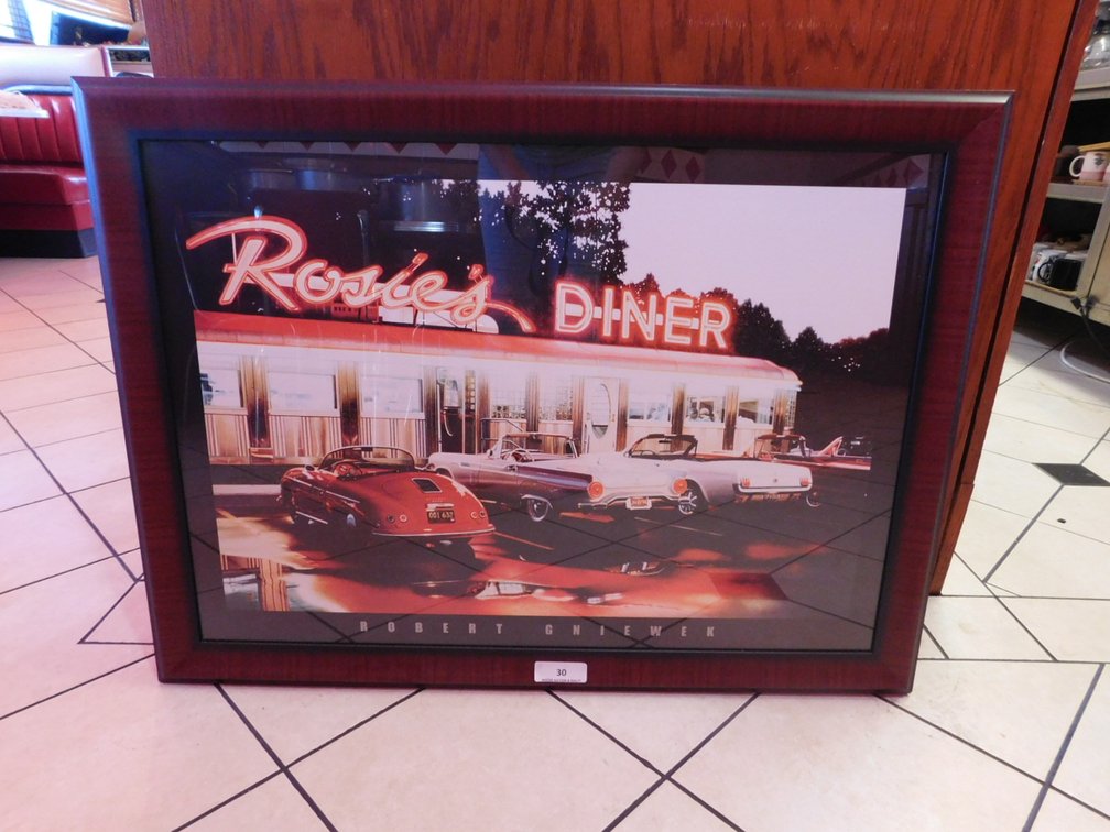 Diner Framed Picture