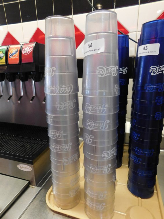 (20) Clear Pepsi Cola Tumblers