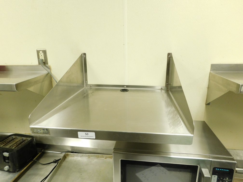 Stainless Steel Appliance Shelf   24x24