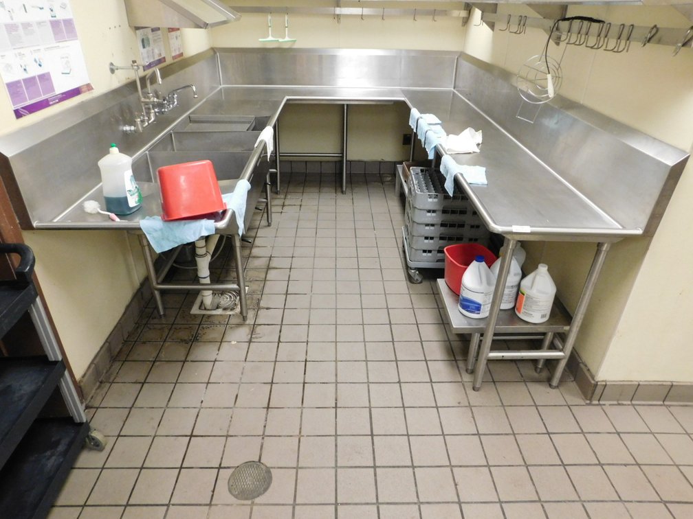 U Shape Dish Sink