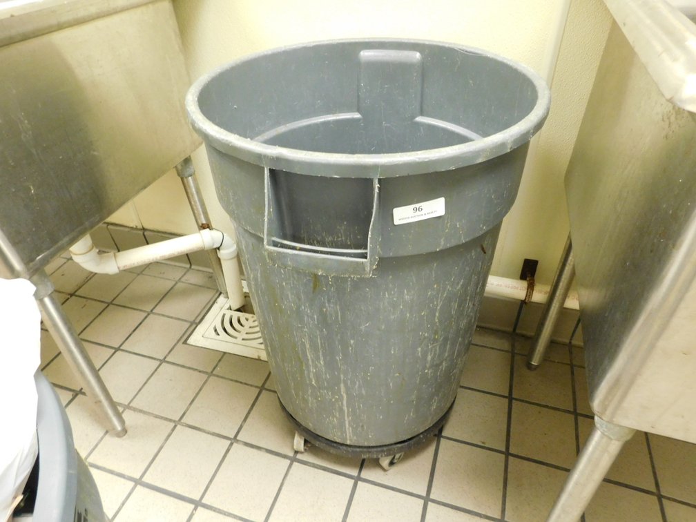 32 Gallon Trash Can with Dolly