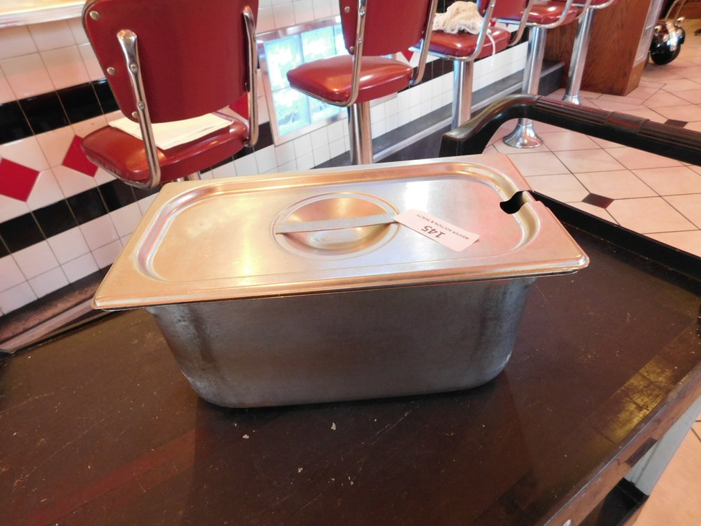 (2) 1/3 Hotel Pan 6" Deep with One Lid