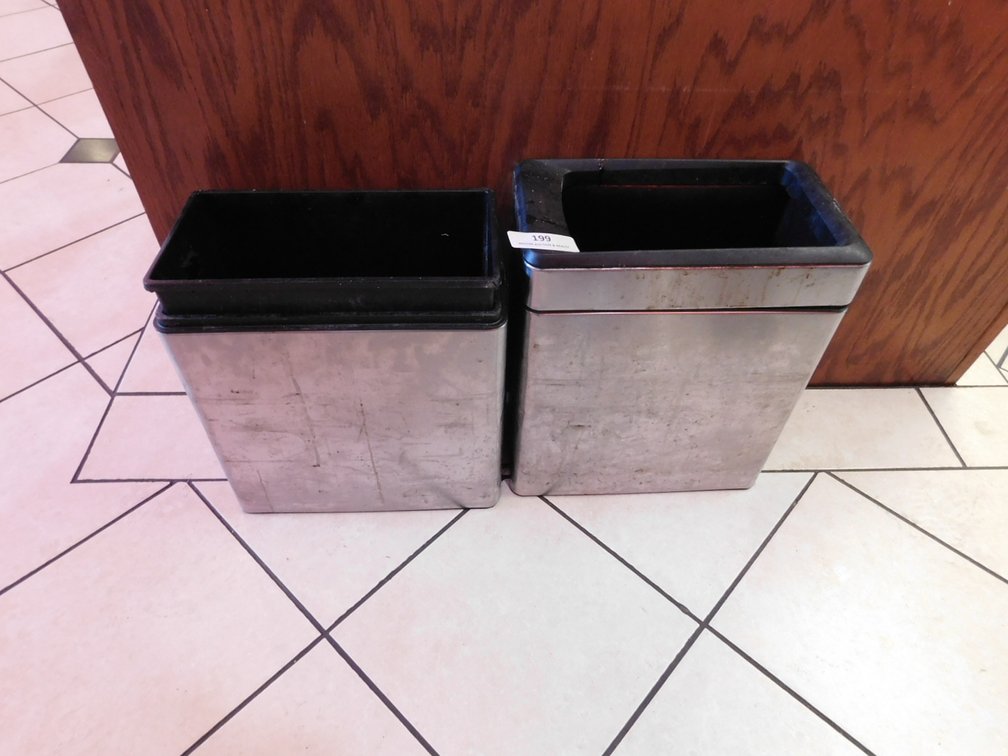 (2) Small Waste Baskets