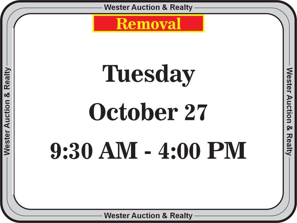 AUCTION REMOVAL
