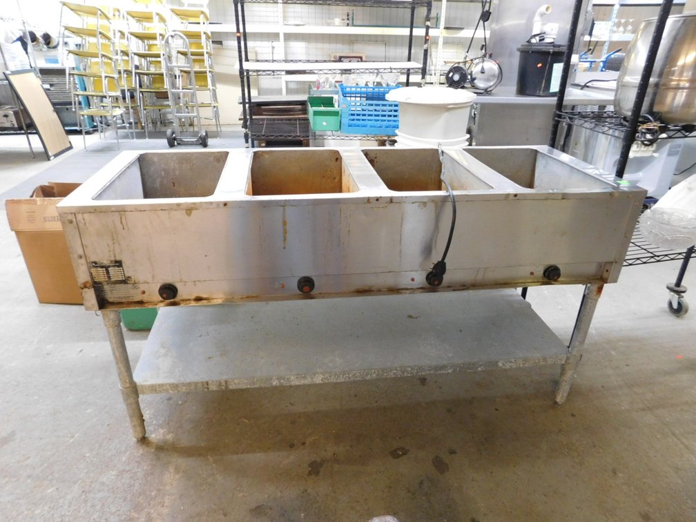 EAGLE Electric 4 Well Steam Table