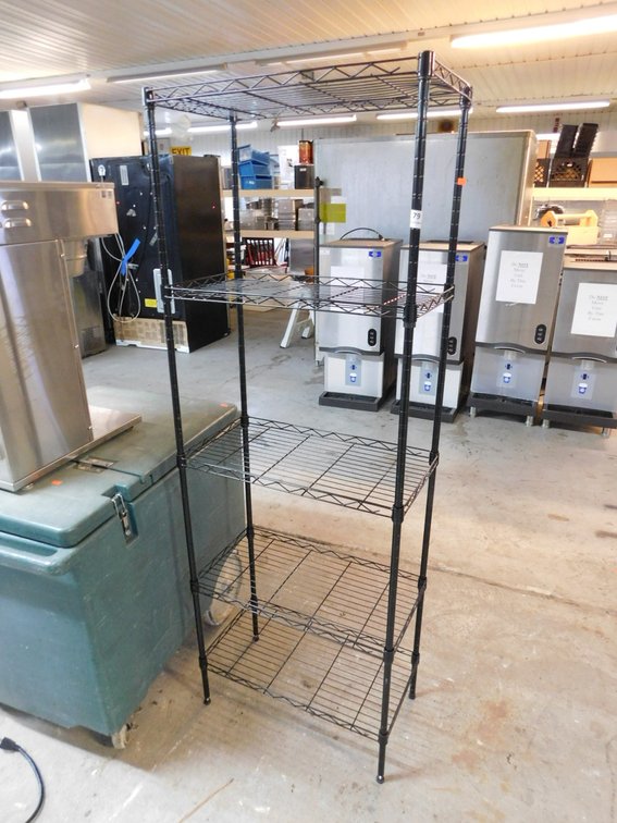 Light Duty Black Wire Shelving Unit