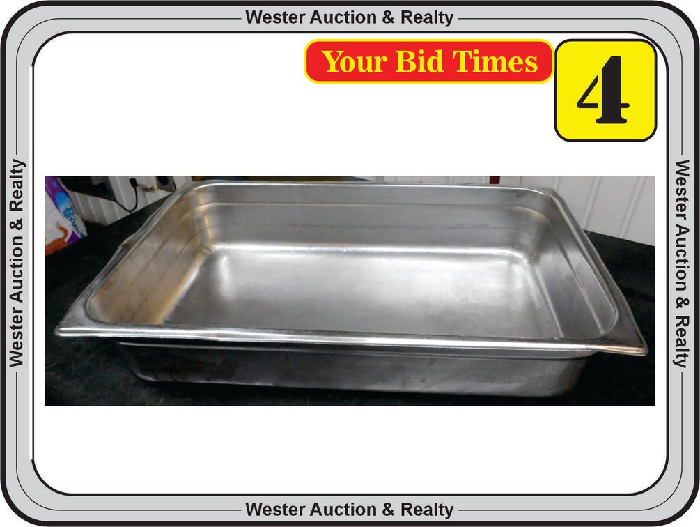Full Size Food Pan, 4" Deep