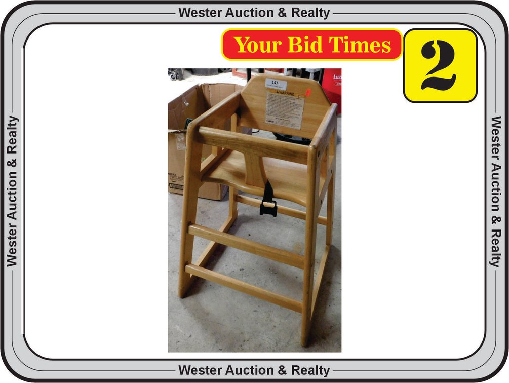 Wooden High Chair