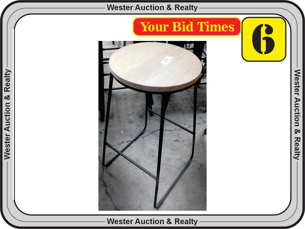 Metal Framed Bar Stool