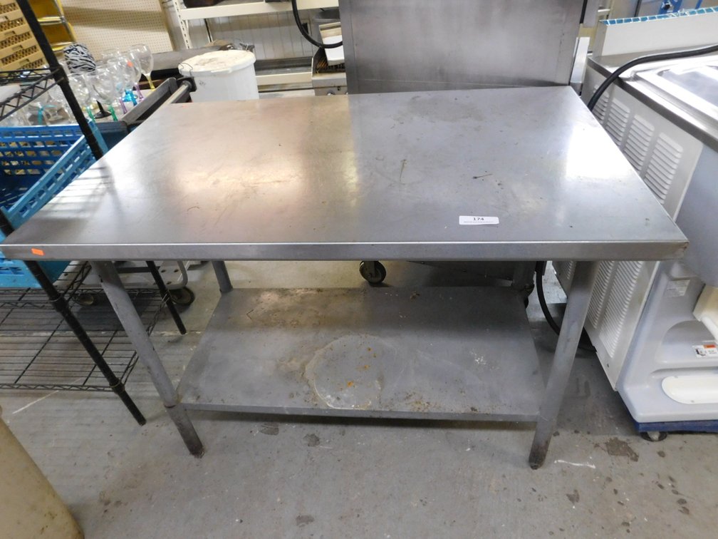 Stainless Steel Top Work Table-30" X 48"