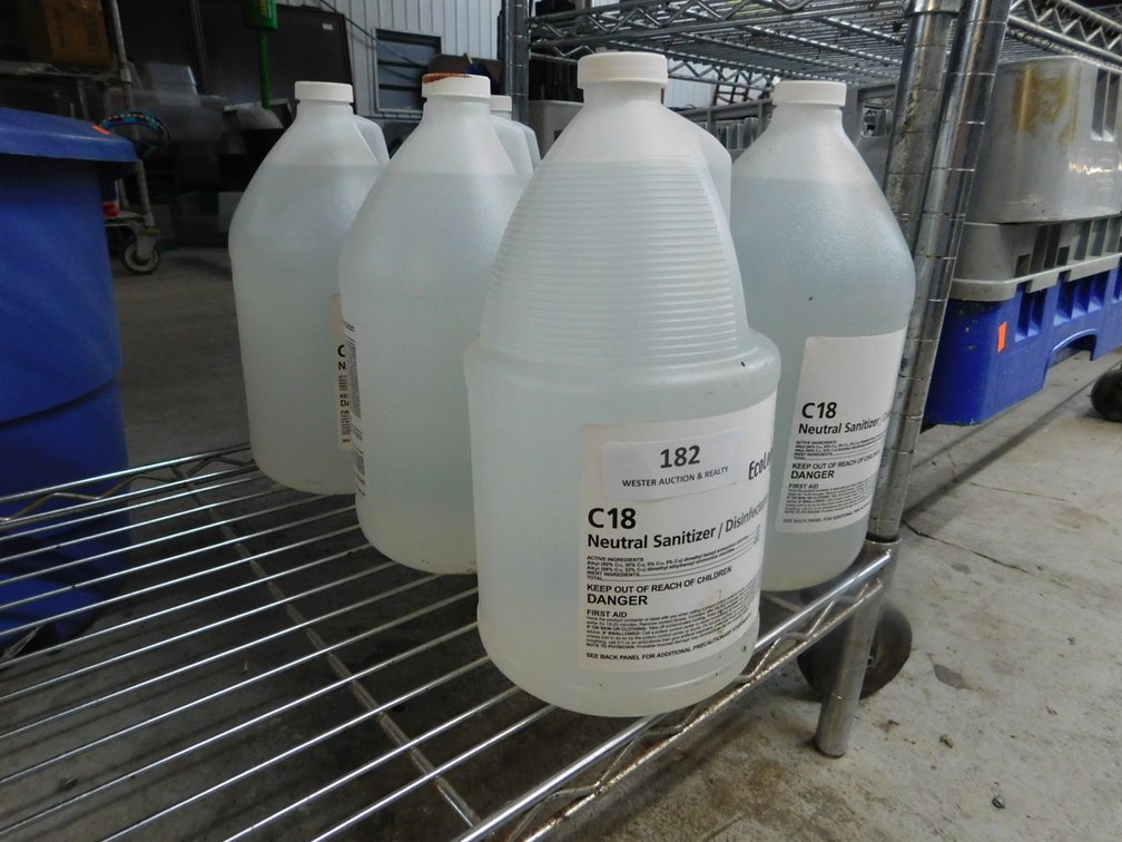 (6) Gallons of Sanitizer/Disinfectant