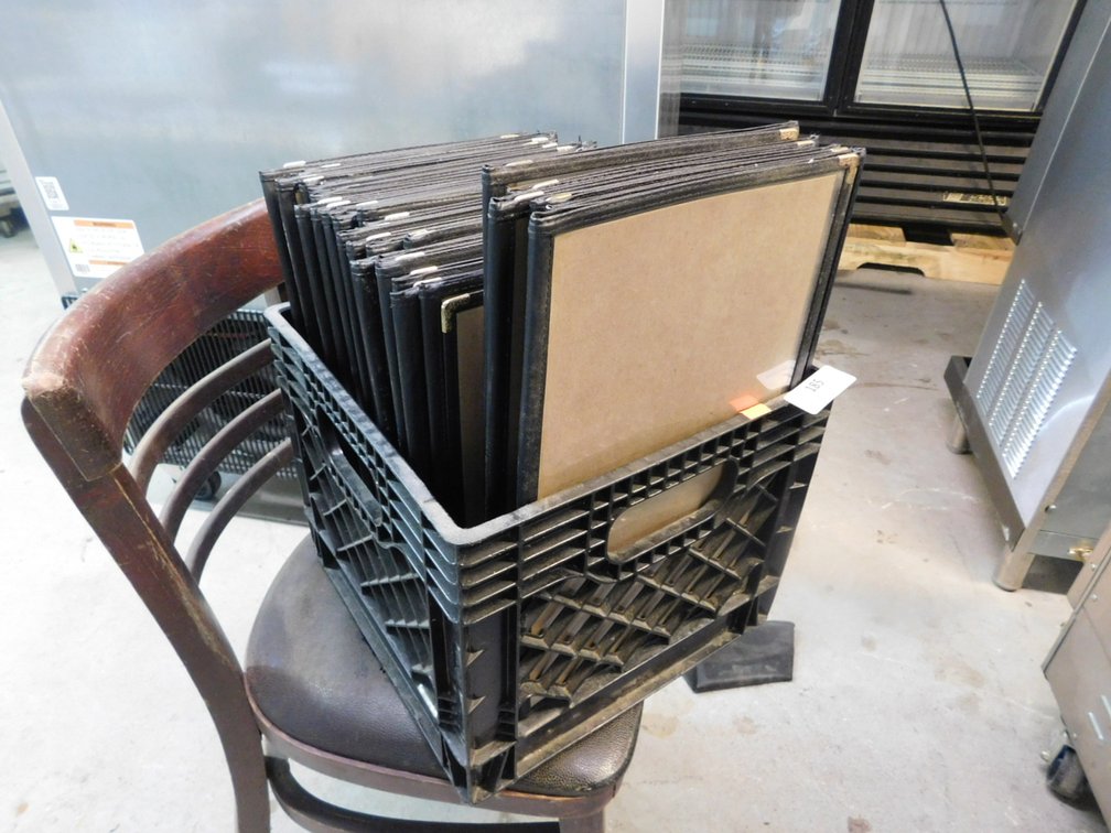 Crate of (39) Menu Covers