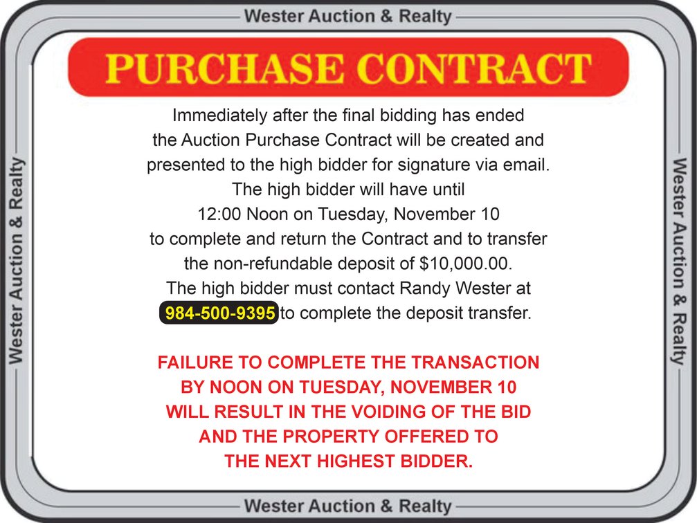 AUCTION PURCHASE CONTRACT
