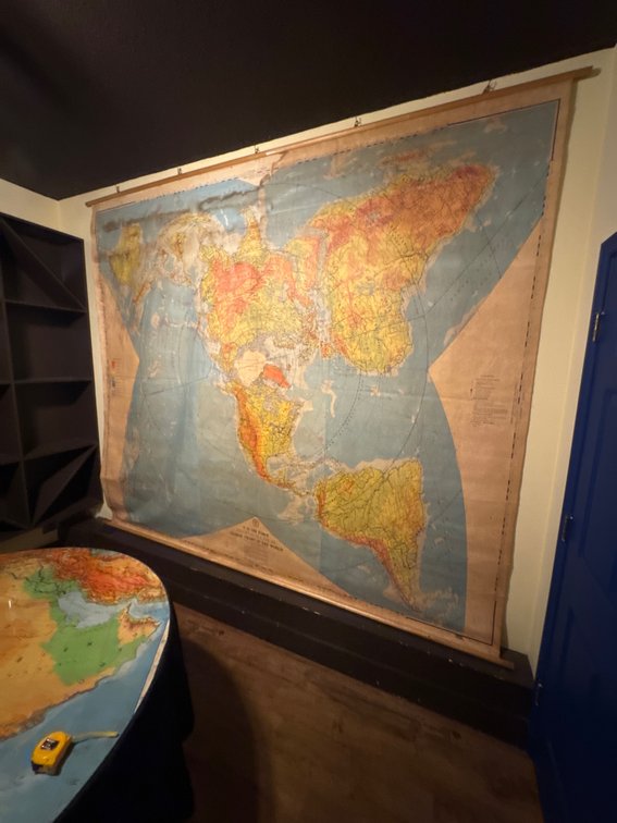 World Map, 102x114