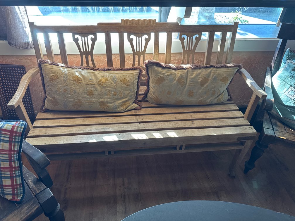 Wooden Bench, 20x54