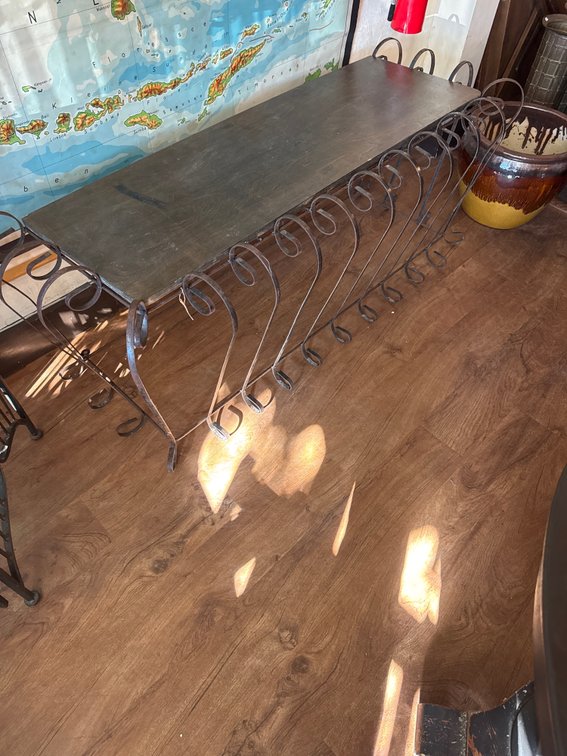 Metal Bench, 22x58