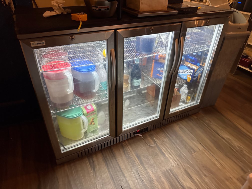 KOOLMORE Back Bar Cooler (working)