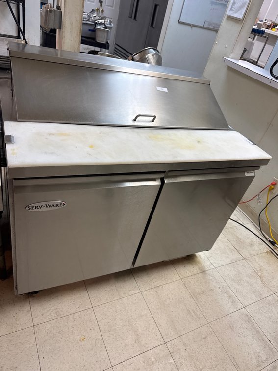 SERWARE Salad Prep Cooler, 48" (working)