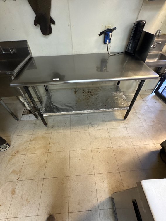 Stainless Top Table