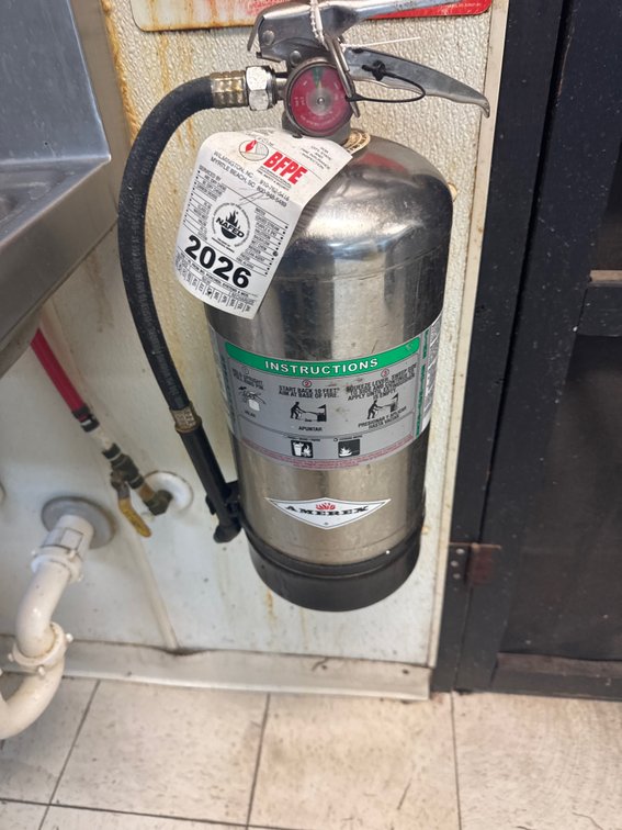 K Class Extinguisher (charged)