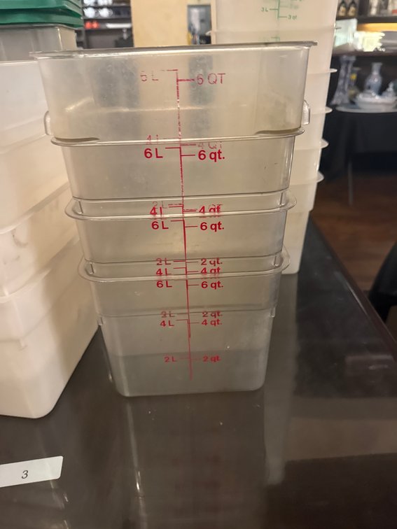 Storage Buckets, 6 qt(4)