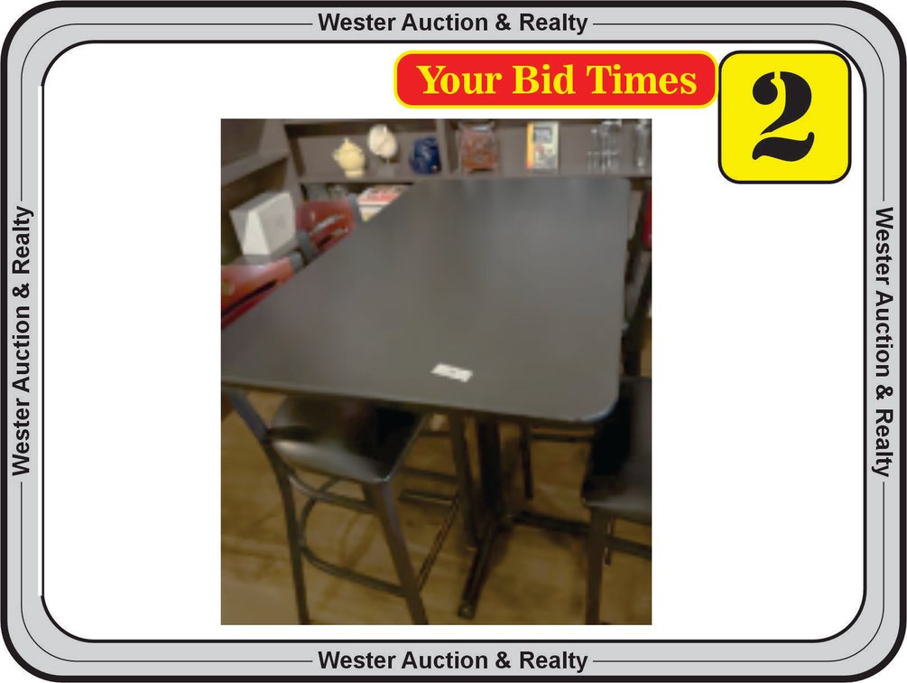 Bar Height Table, 30x48