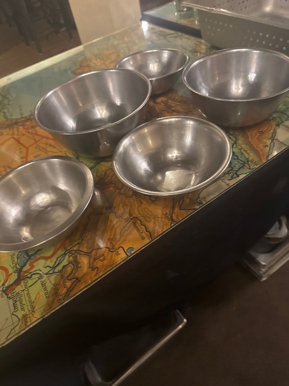 Assortment of mixing bowls