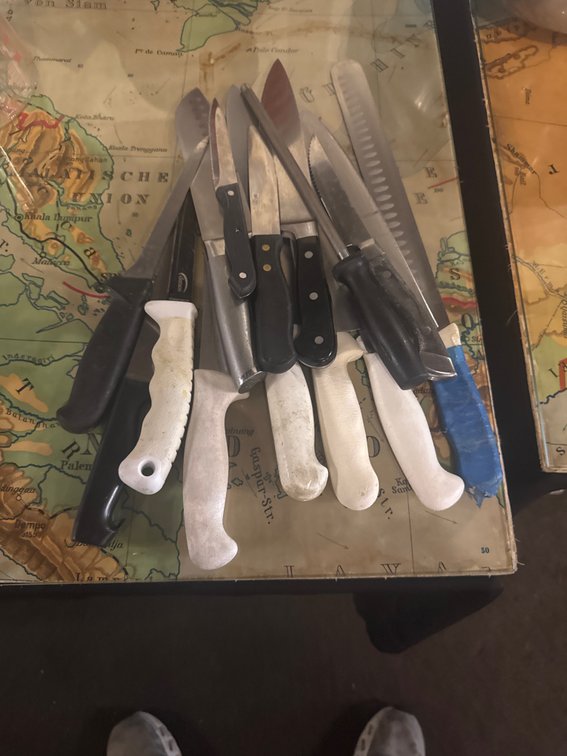 Assortment Of Kitchen Knives